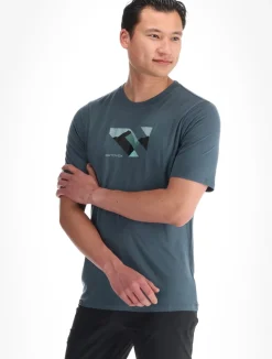 140 Cool Landscape TS M trekking t-shirt heren