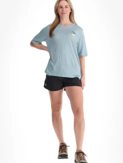 140 Cool Round Landscape TS W trekking t-shirt dames