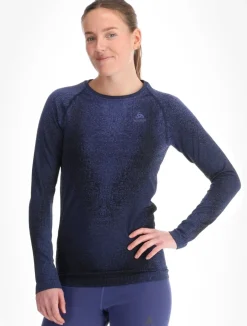 BL Top Crew Neck L/S Performance Warm Blackcomb thermoshirt dames