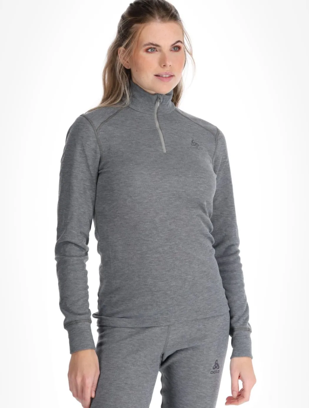 BL Top Turtle Neck L/S Half Zip Active Warm skipully dames