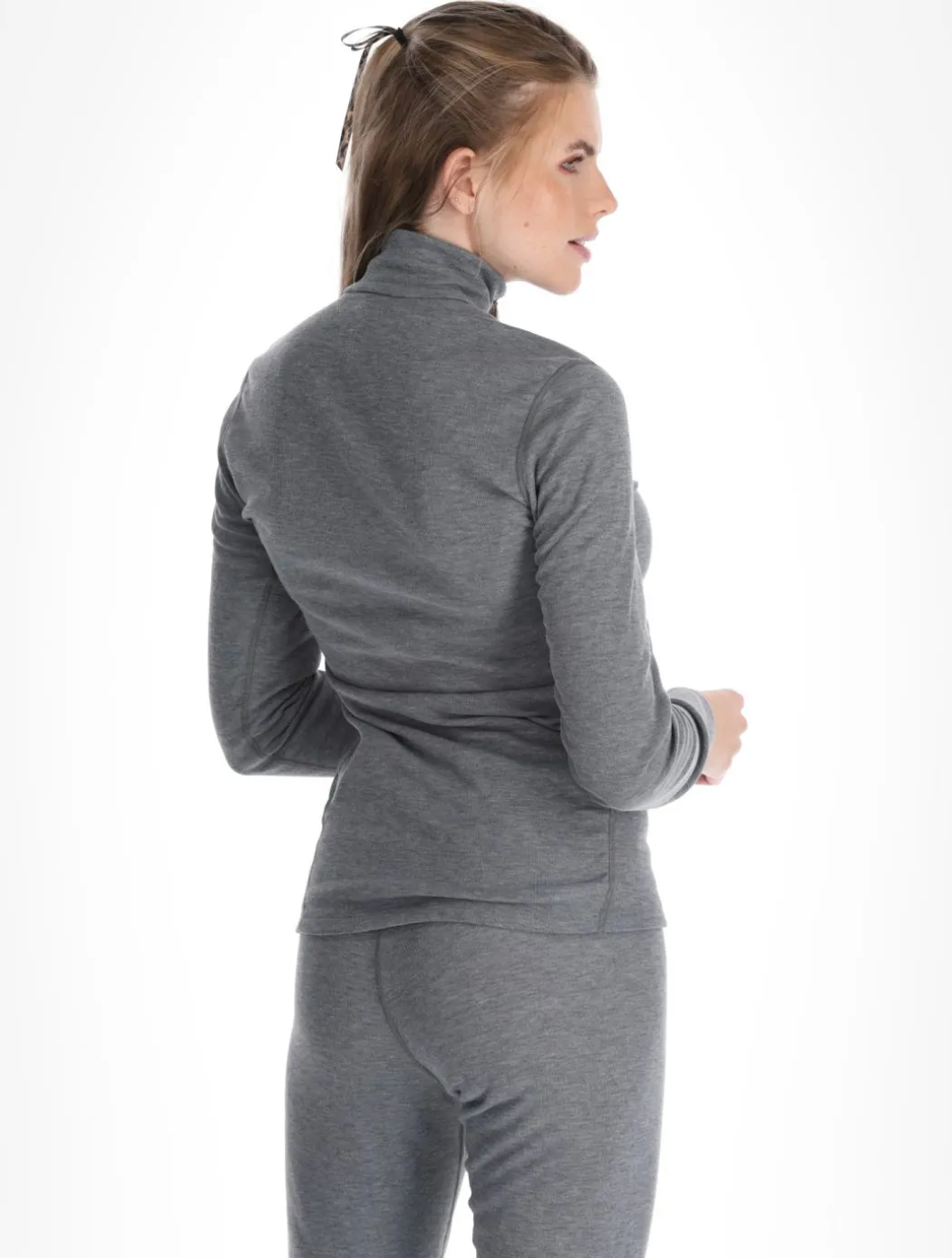 BL Top Turtle Neck L/S Half Zip Active Warm skipully dames