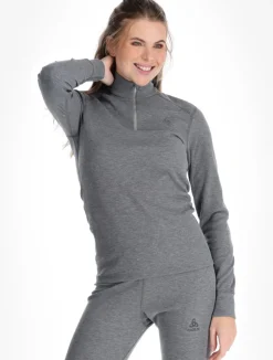 BL Top Turtle Neck L/S Half Zip Active Warm skipully dames