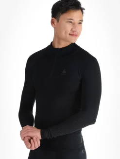 BL Top Turtle Neck L/S Half Zip Performance Warm skipully heren
