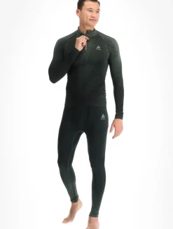 BL Top Turtle Neck L/S Half Zip Performance Warm Blackcomb skipully heren