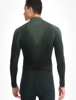 BL Top Turtle Neck L/S Half Zip Performance Warm Blackcomb skipully heren