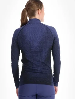 BL Top Turtle Neck L/S Half Zip Performance Warm Blackcomb skipully dames