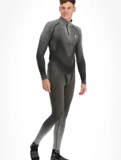 BL Top Turtle Neck L/S Half Zip Performance Warm Blackcomb skipully heren