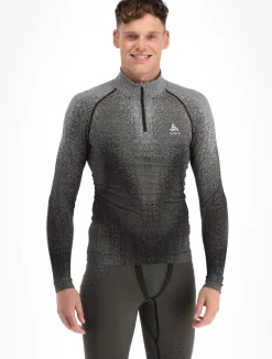 BL Top Turtle Neck L/S Half Zip Performance Warm Blackcomb skipully heren