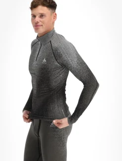 BL Top Turtle Neck L/S Half Zip Performance Warm Blackcomb skipully heren
