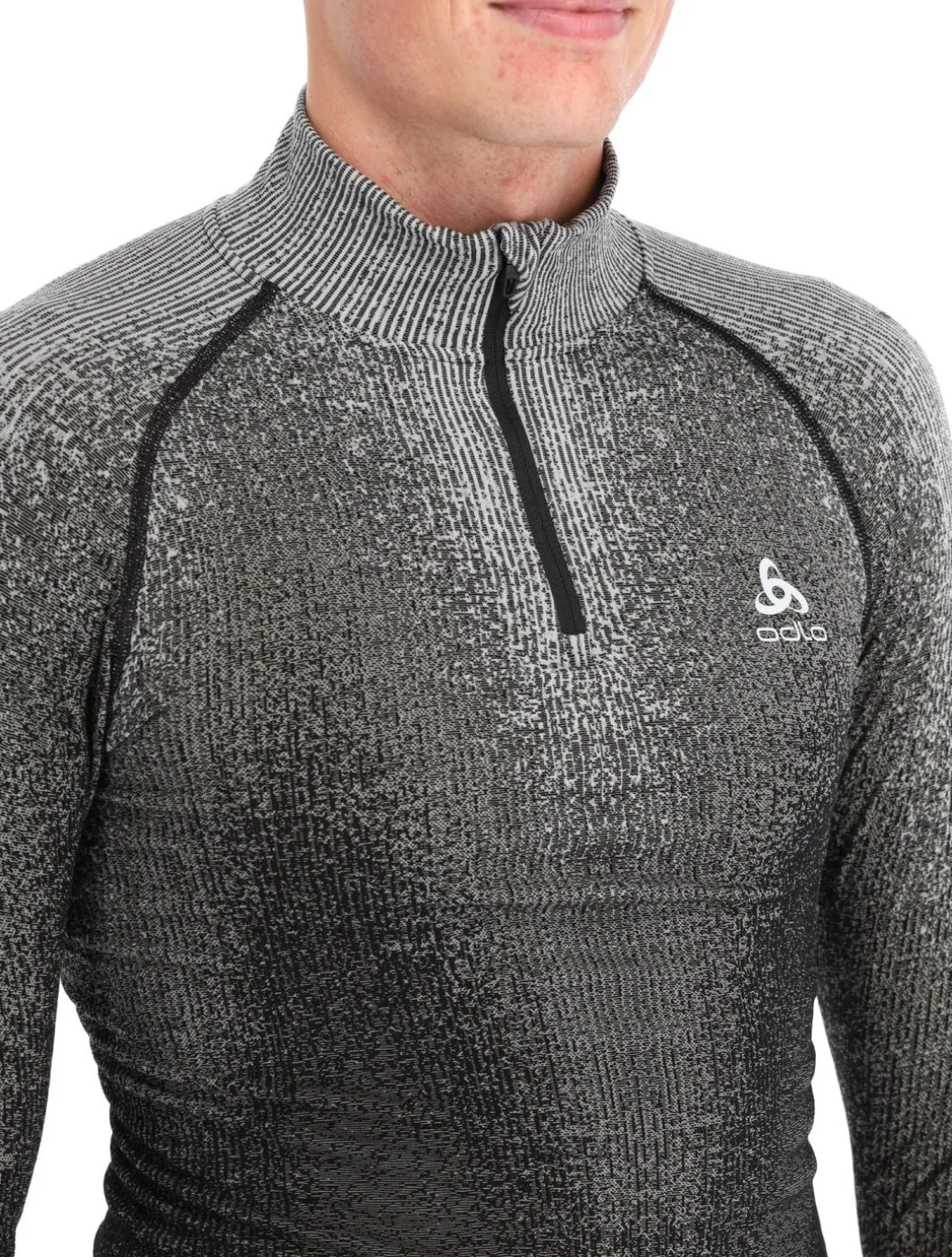 BL Top Turtle Neck L/S Half Zip Performance Warm Blackcomb skipully heren