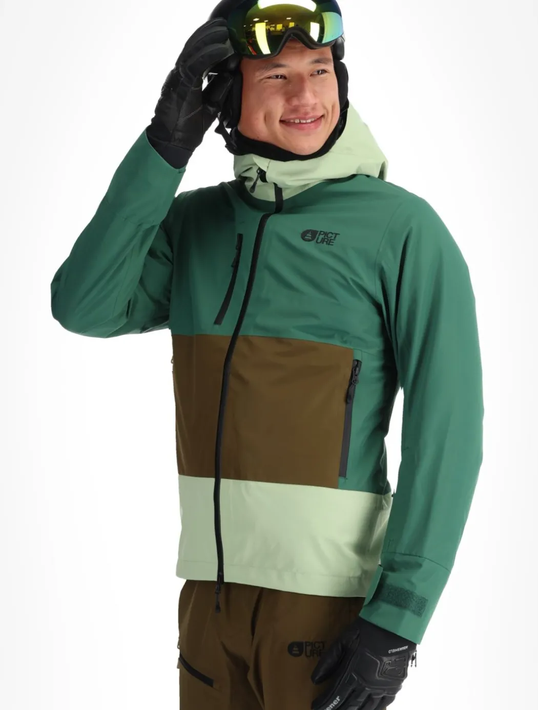 Broader 3l hardshell ski-jas heren