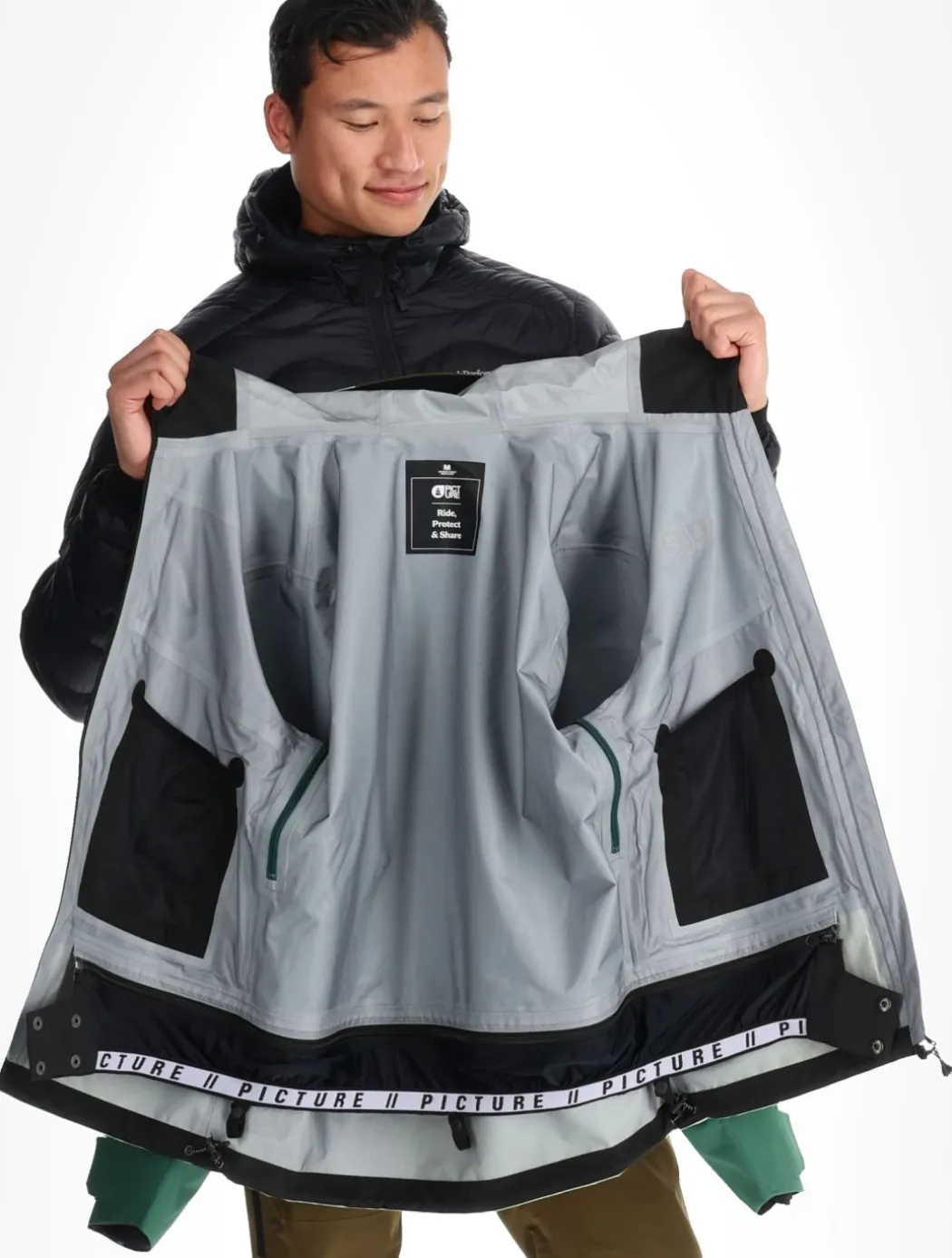 Broader 3l hardshell ski-jas heren