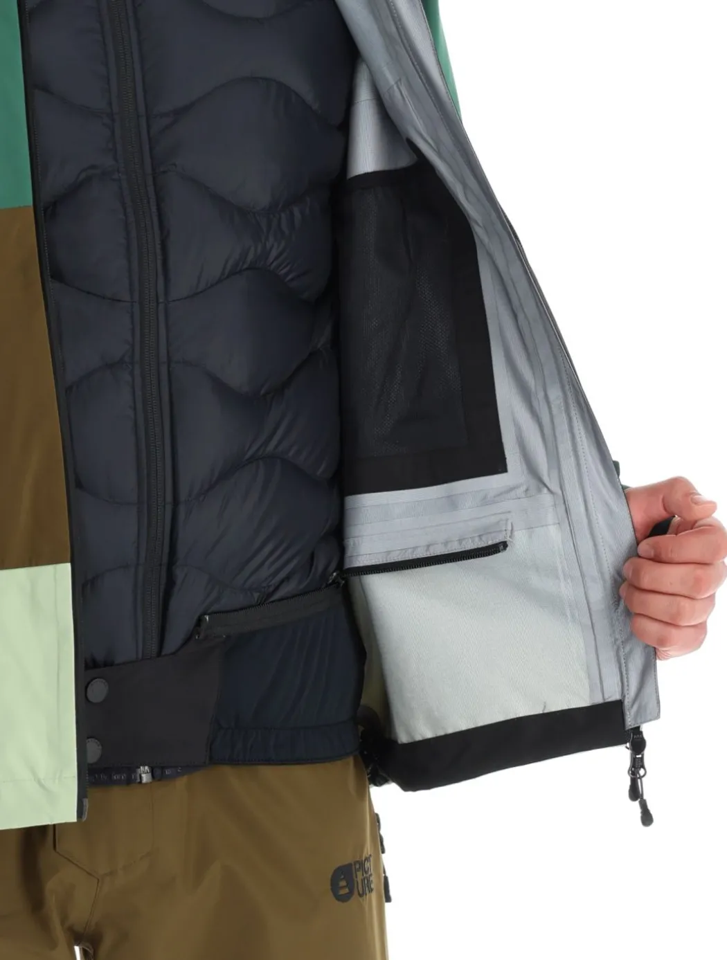 Broader 3l hardshell ski-jas heren