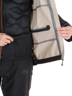 Broader 3L hardshell ski-jas heren