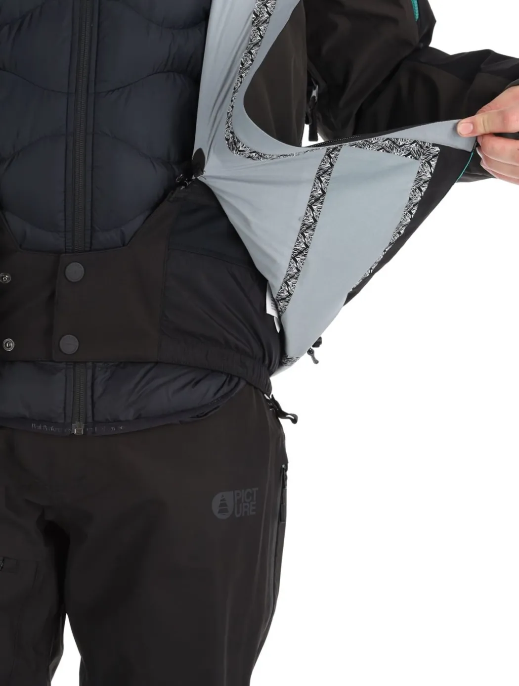 Broader 3L hardshell ski-jas heren