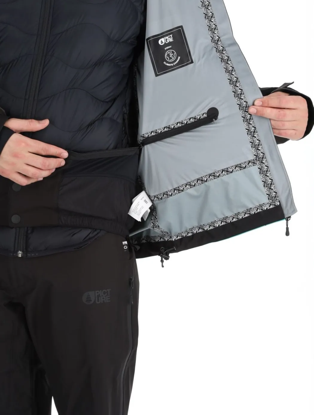 Broader 3L hardshell ski-jas heren