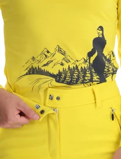 Entiat softshell skibroek dames
