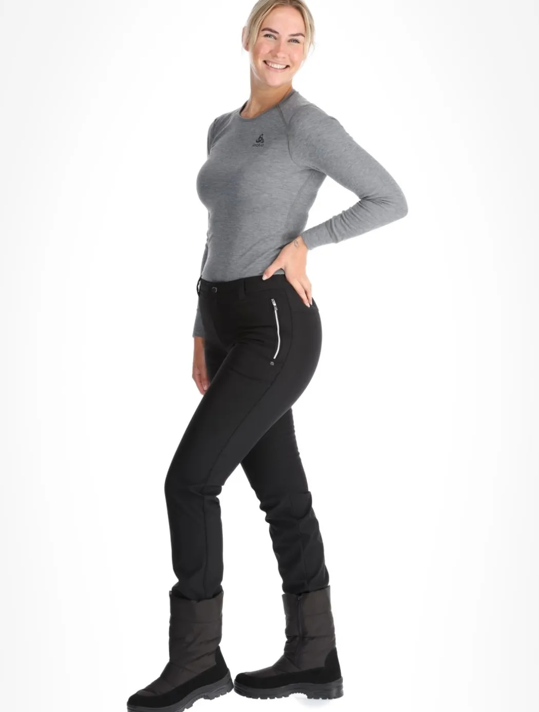 Erottaja softshell skibroek dames