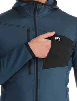 Fleece Grid Hoody M trekking vest heren
