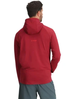 Gridweb Fleece Hoodie vest heren