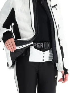 Luxe Belted Ski Padded Jacket ski-jas dames