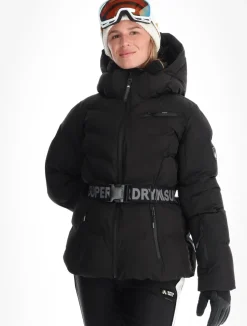 Luxe Belted Ski Padded Jacket ski-jas dames