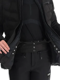 Luxe Belted Ski Padded Jacket ski-jas dames