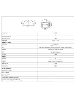 Puez 2P tent unisex