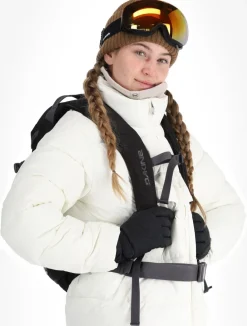 Puffer open W ski-jas dames