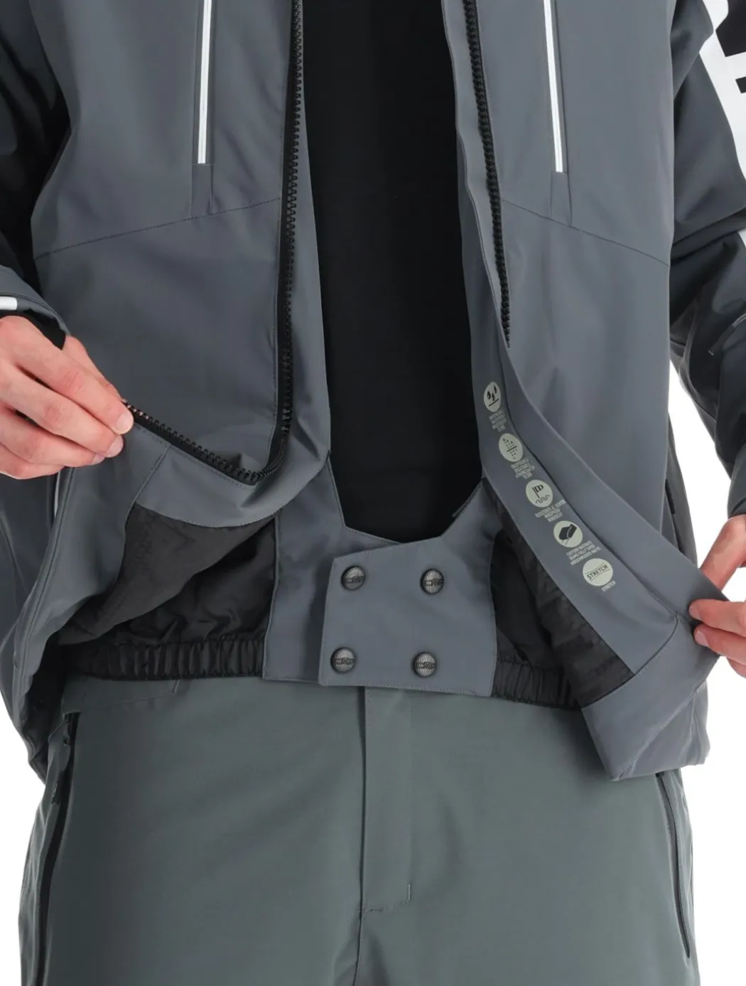 35W0137 ski-jas heren